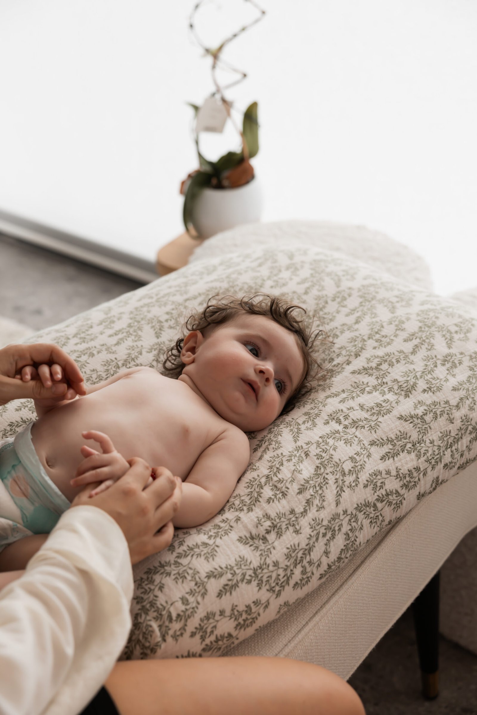 Massage relaxant pour bébé